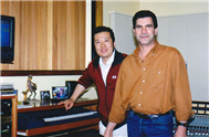 杨永康与导师 Art Phillips （澳大利亚著名电影电视音乐作曲家）